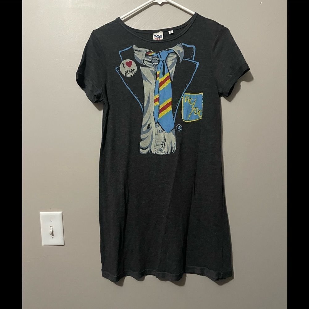 AC/DC shirt dress  